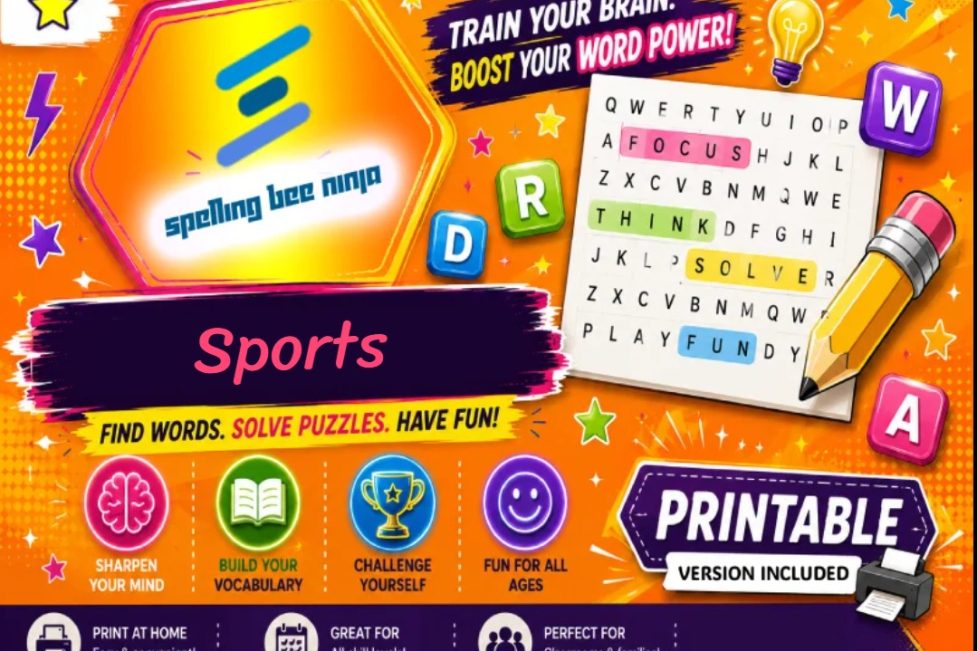 sports word search game