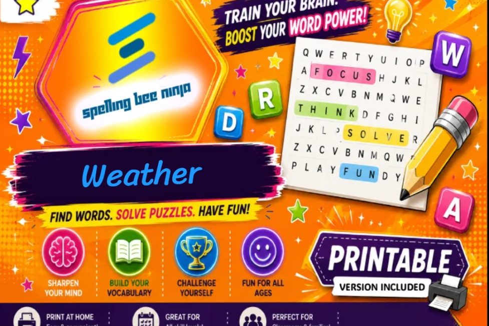 weather word search game