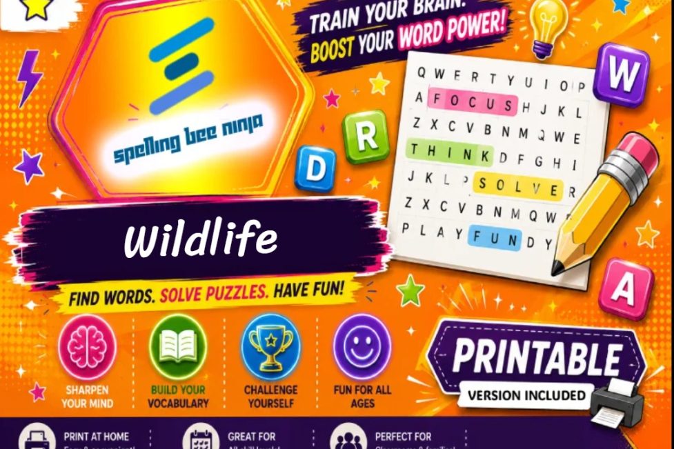 wildlife word search game
