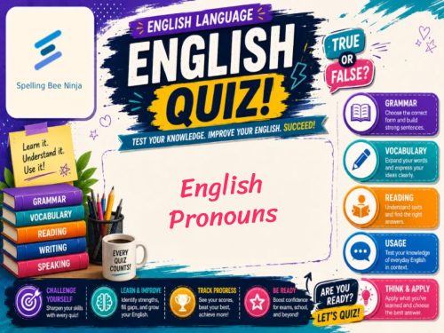 English Test Pronouns
