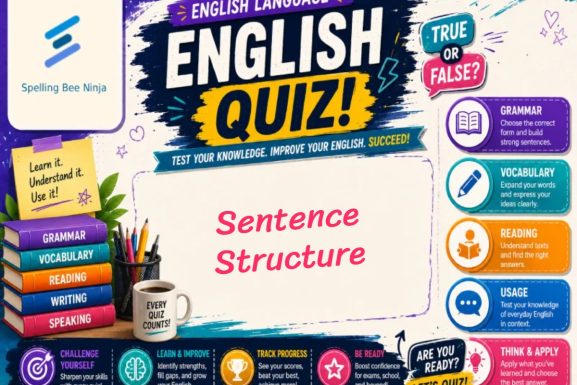English Test Sentence Structure
