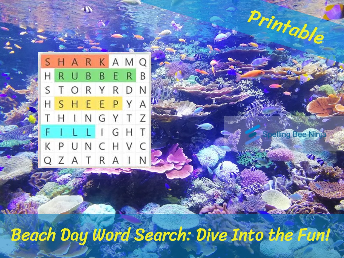 Beach Day Word Search: Dive Into the Fun!