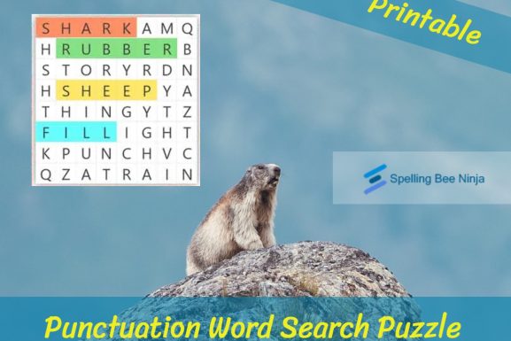 Punctuation Word Search Puzzle