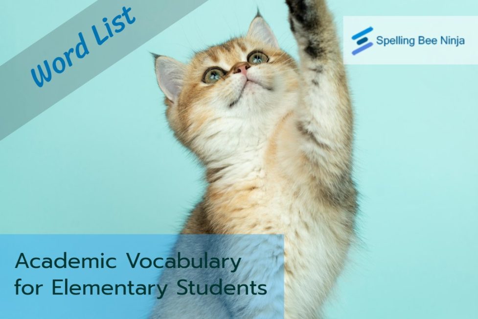 Academic Vocabulary for Elementary Students