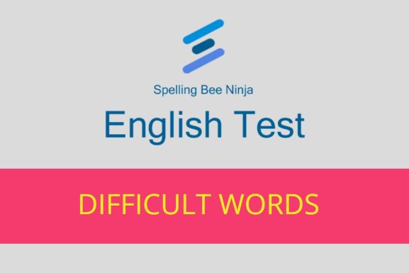 English Test Difficult Words