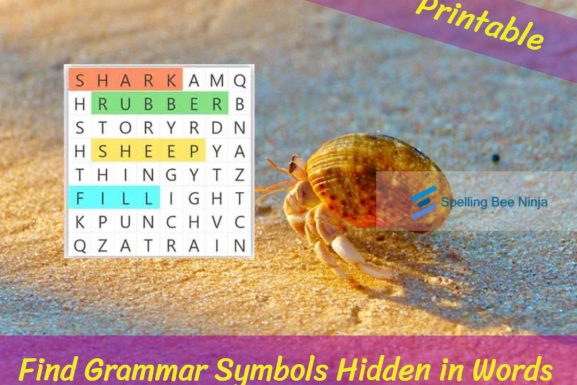 Find Grammar Symbols Hidden in Words