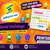 World Holidays Word Search Game