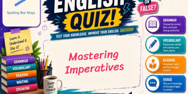 English Test -Mastering Imperatives in English