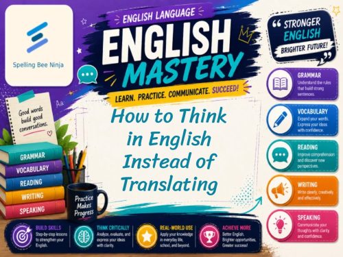 How to Think in English Instead of Translating