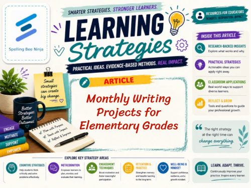 Monthly Writing Projects for Elementary Grades