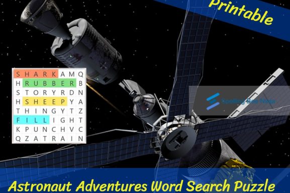 Space Station: Astronaut Adventures Word Search Puzzle
