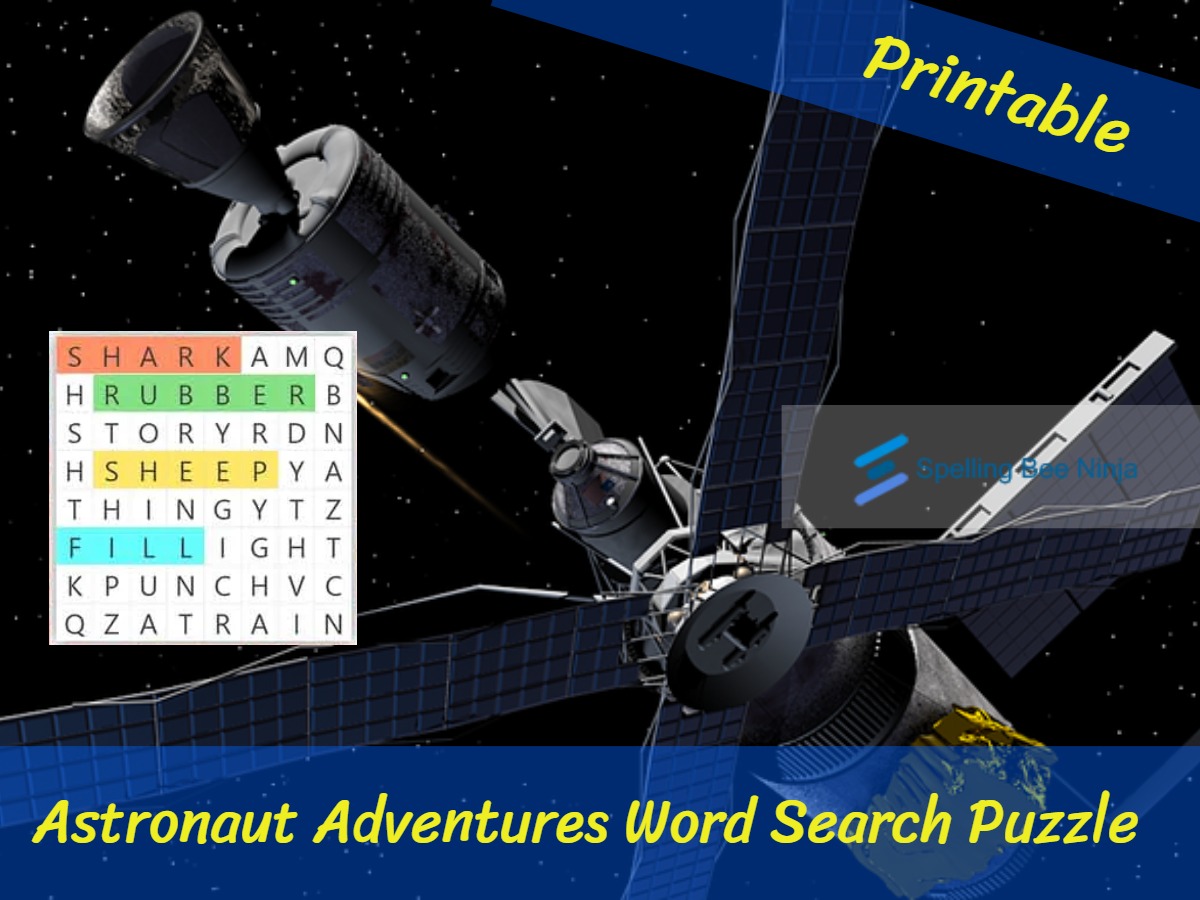 Space Station: Astronaut Adventures Word Search Puzzle