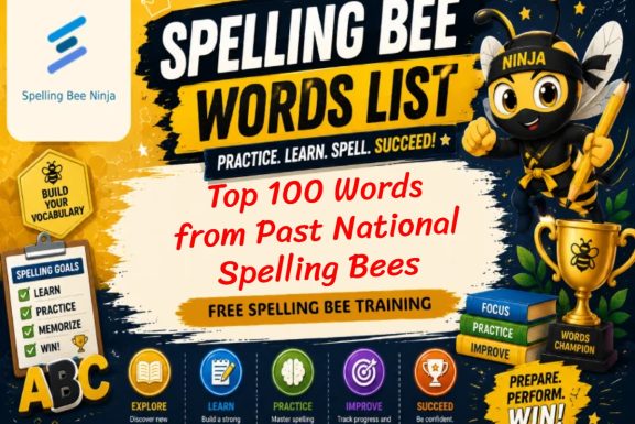 Top 100 Words from Past National Spelling Bees