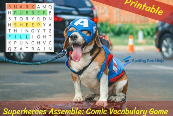 Superheroes Assemble: Comic Vocabulary Game