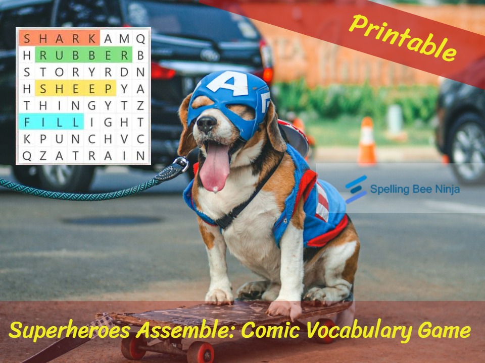 Superheroes Assemble: Comic Vocabulary Game