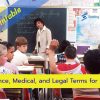 Science, Medical, and Legal Terms for Bees