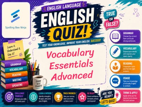 English Test - Vocabulary Essentials – Advanced