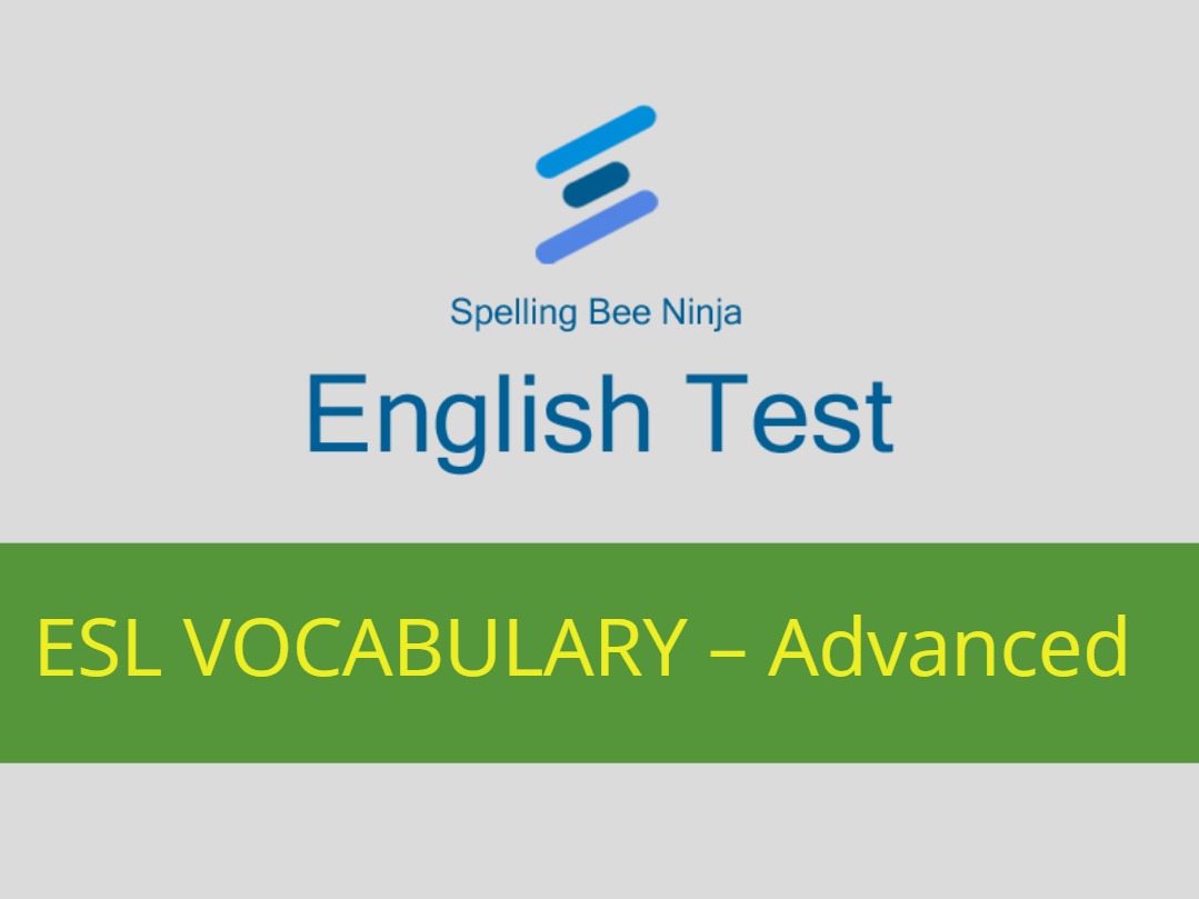 English test - ESL Vocabulary Essentials – Advanced