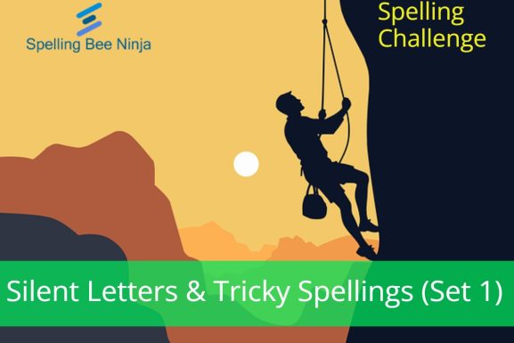 Spelling Bee Challenge – Silent Letters & Tricky Spellings (Set 1)