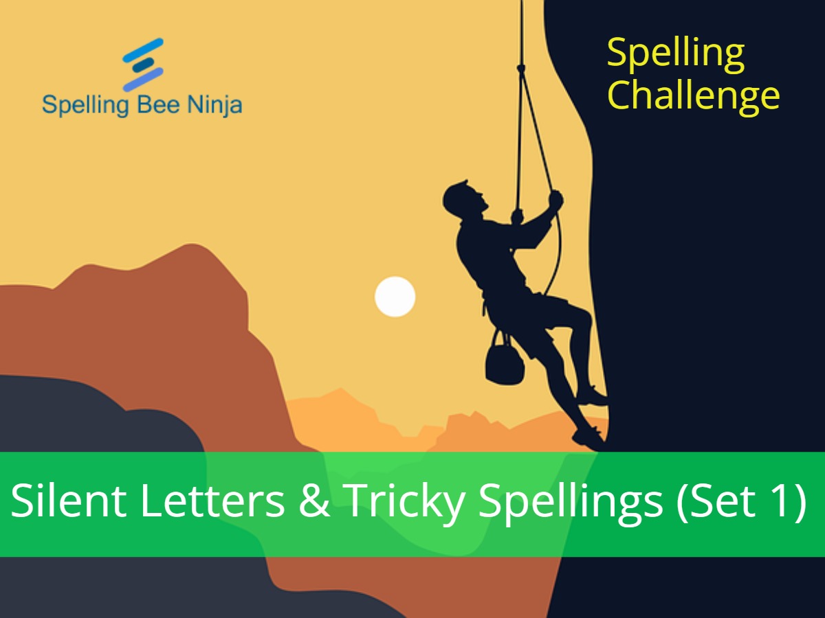 Spelling Bee Challenge – Silent Letters & Tricky Spellings (Set 1)