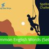 Spelling Bee Challenge – Common English Words (Set 7)