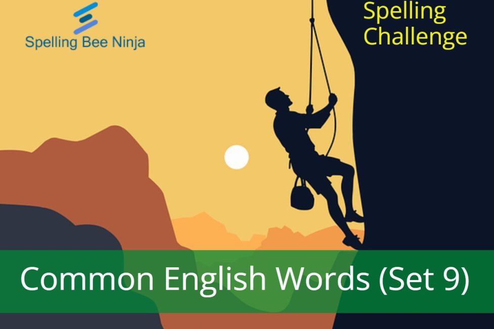 Spelling Bee Challenge – Common English Words (Set 9)