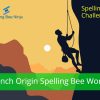 Spelling Bee Challenge - French Origin Spelling Bee Words
