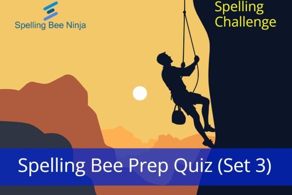 Spelling Bee Challenge - Spelling Bee Prep Quiz (Set 3)