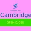Cambridge - Open Cloze Quiz