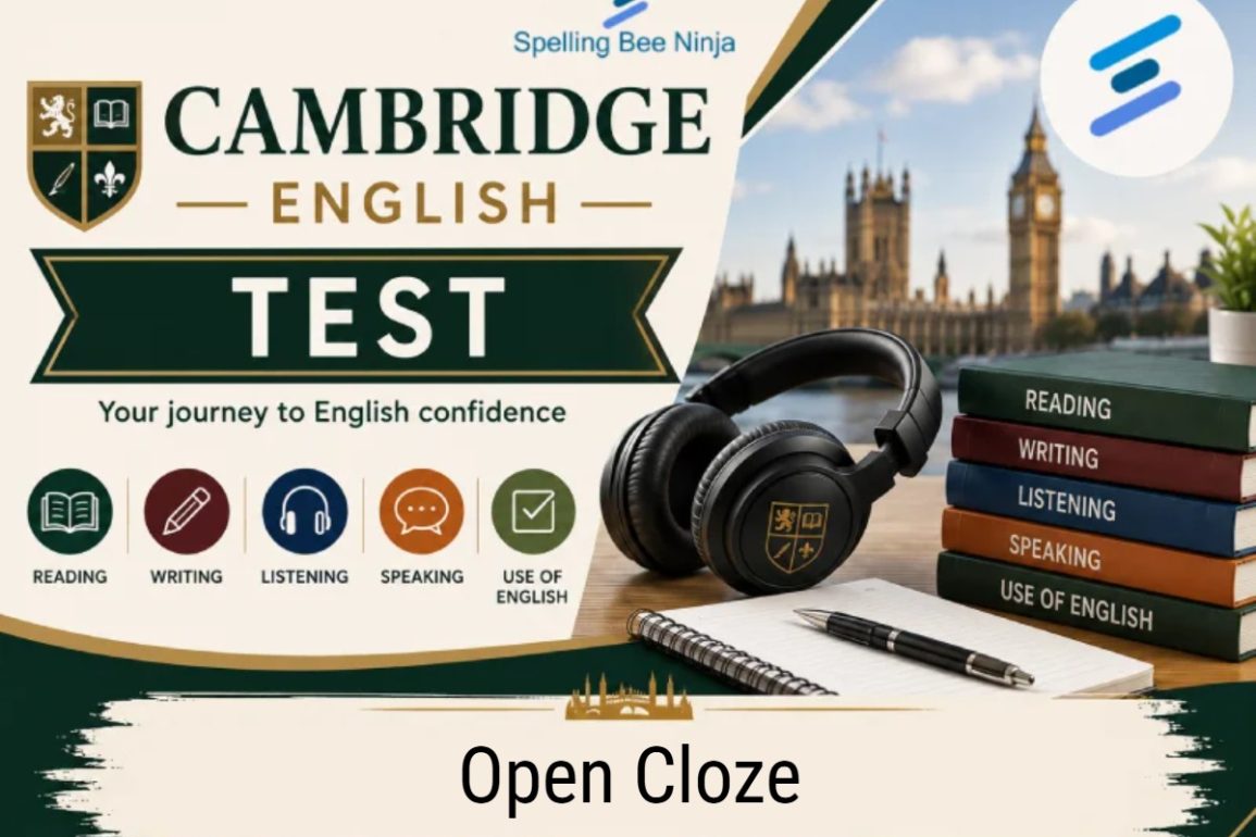 🎓 Cambridge – Open Cloze Quiz