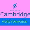 Cambridge - Word Formation Quiz