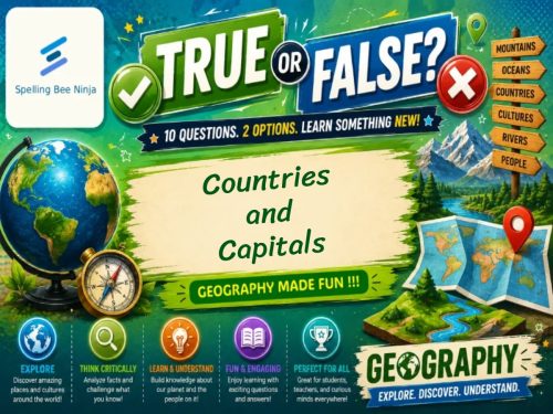 Countries and Capitals Quiz