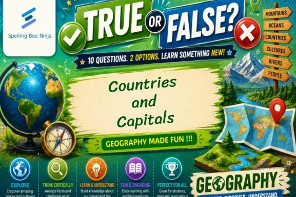 Countries and Capitals Quiz
