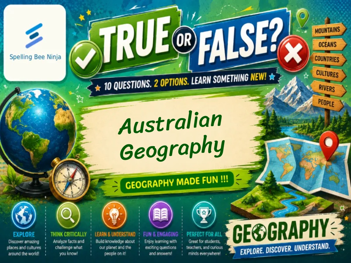 🎓 Australian Geography Quiz – Cities, Wildlife & Nature