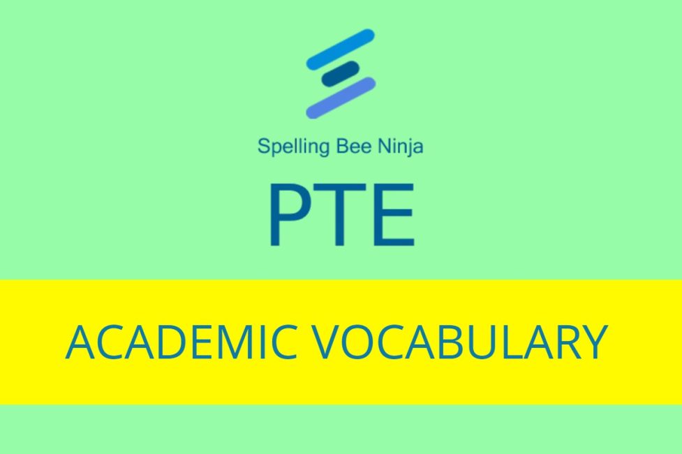 PTE - Academic Vocabulary Quiz
