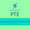 PTE - Summarize Spoken Text Quiz
