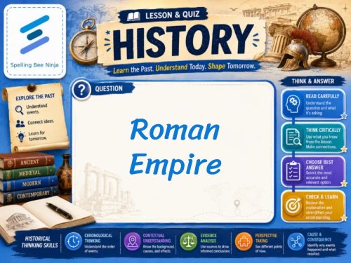 Roman Empire Lesson and Quiz