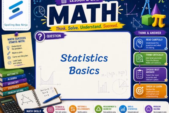 Statistics Basics Lesson and Quiz