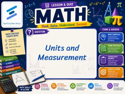 Units and Measurement Lesson and quiz