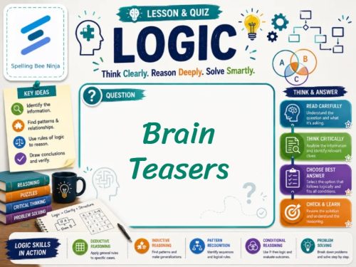 Brain Teasers Lesson and Quiz