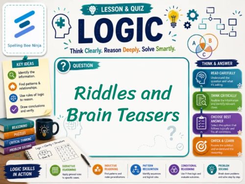 Riddles and Brain Teasers Lesson and Quiz