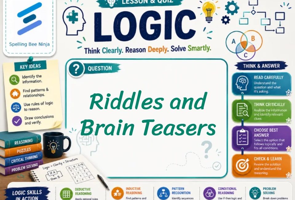 Riddles and Brain Teasers Lesson and Quiz