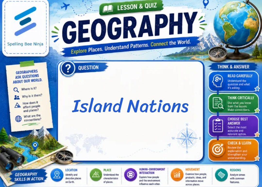 🎓 Island Nations: Discover Countries Surrounded by Water