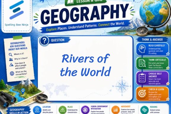 Rivers of the World Lesson and Quiz