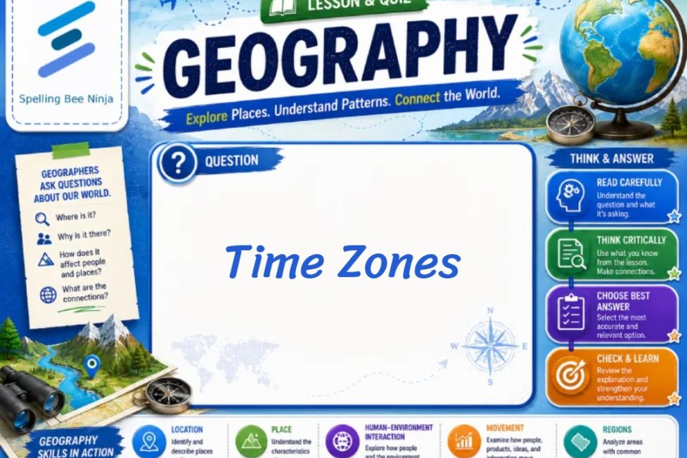 Time Zones Lesson and Quiz