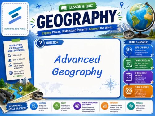 Advanced Geography Lesson and Quiz