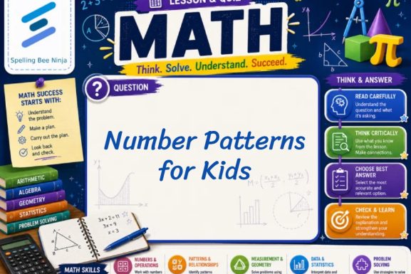 Number Patterns for Kids Lesson and Quiz