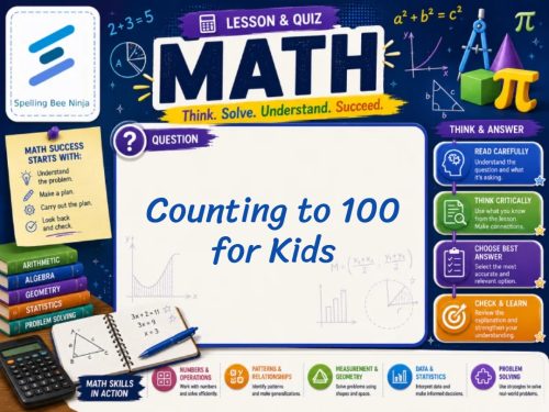 Counting to 100 for Kids Lesson and Quiz