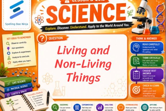 Living and Non-Living Things Lesson and Quiz