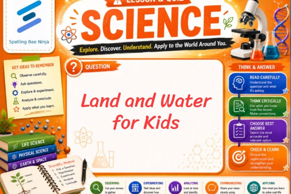 Land and Water Lesson and Quiz